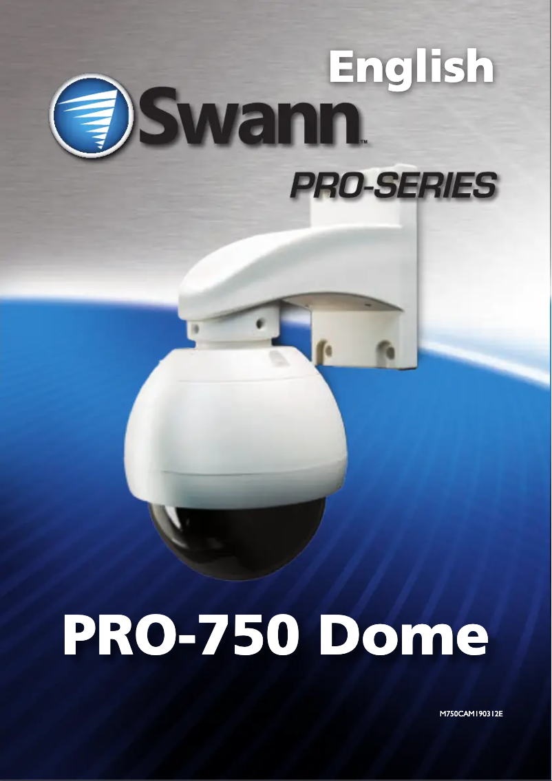 Page 1 de la notice Manuel utilisateur Swann PRO-750