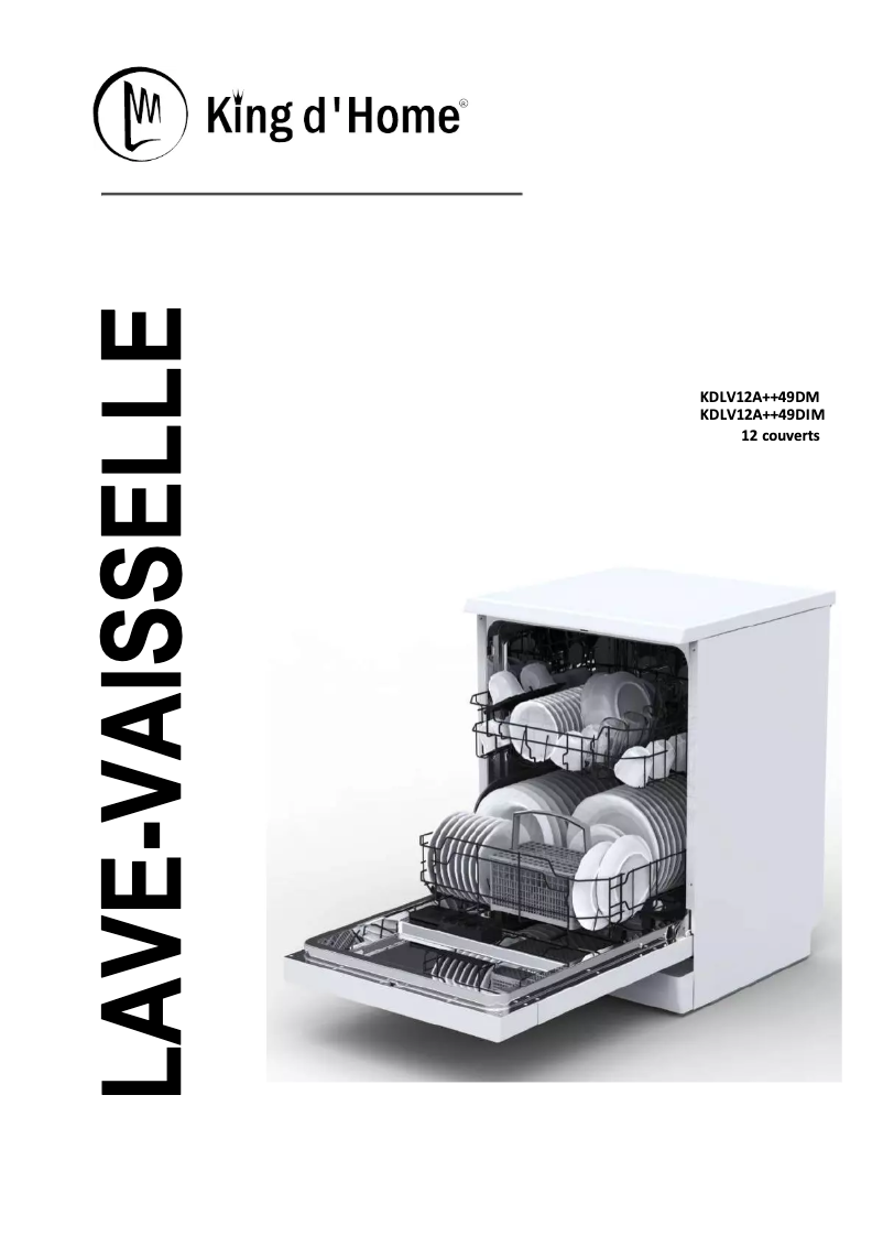 Page n°1 - Manuel utilisateur King D'Home KDLV12A++49DM