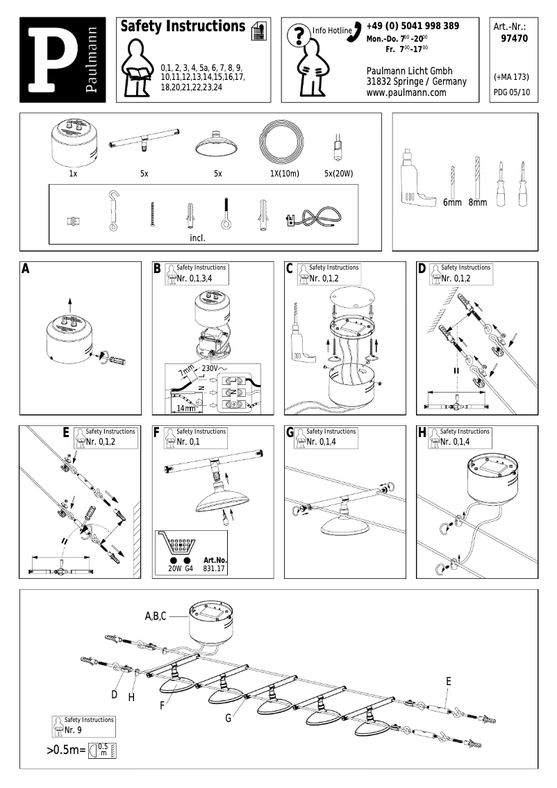Image de la première page du manuel de l'appareil Kuba 974.70