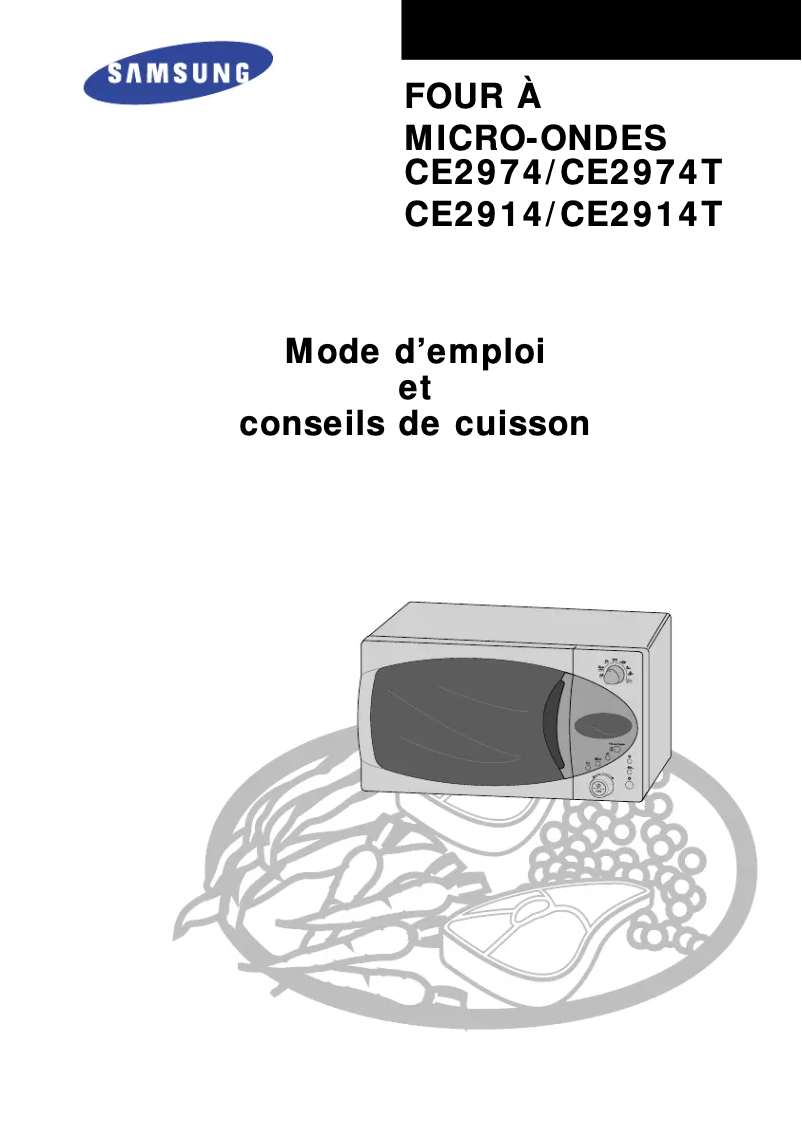 Page n°1 - Manuel utilisateur Samsung CE2914