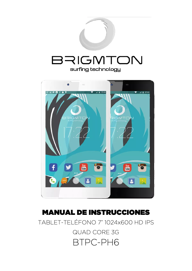 Page 1 de la notice Manuel utilisateur Brigmton BTPC-PH6-B