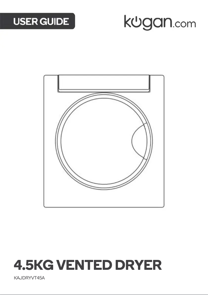 Página 1 del manual Manual de usuario Kogan KAJDRYVT45A