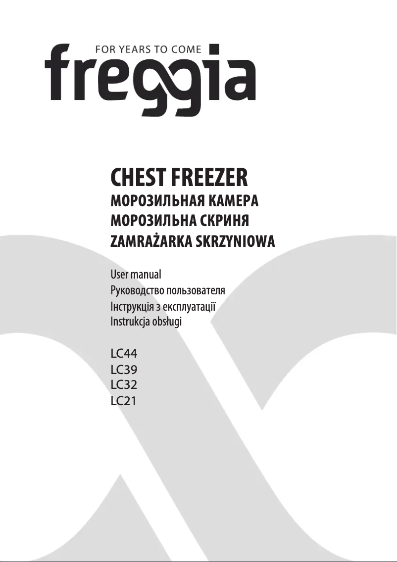 Página 1 del manual Manual de usuario Freggia LC39