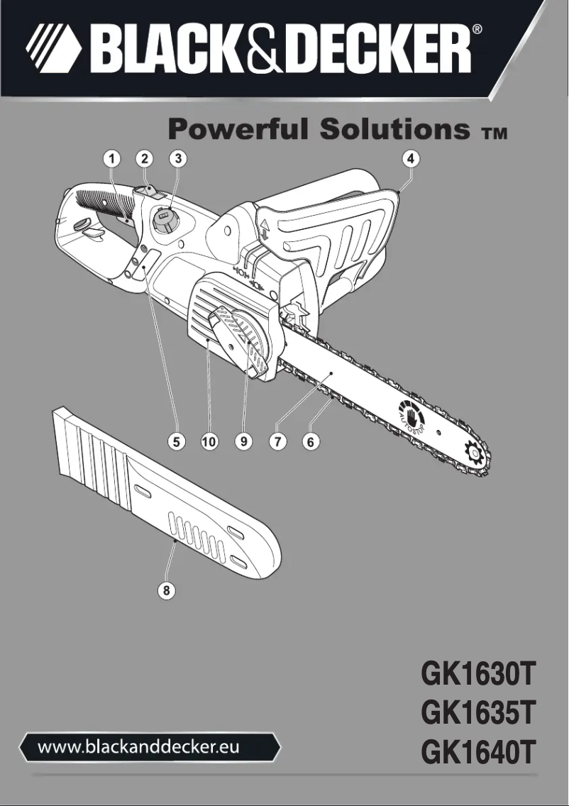 Page 1 de la notice Manuel utilisateur Black & Decker GK1635T