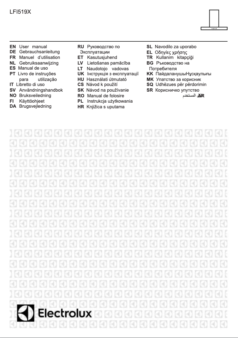 Page n°1 - Manuel utilisateur Electrolux LFI519X