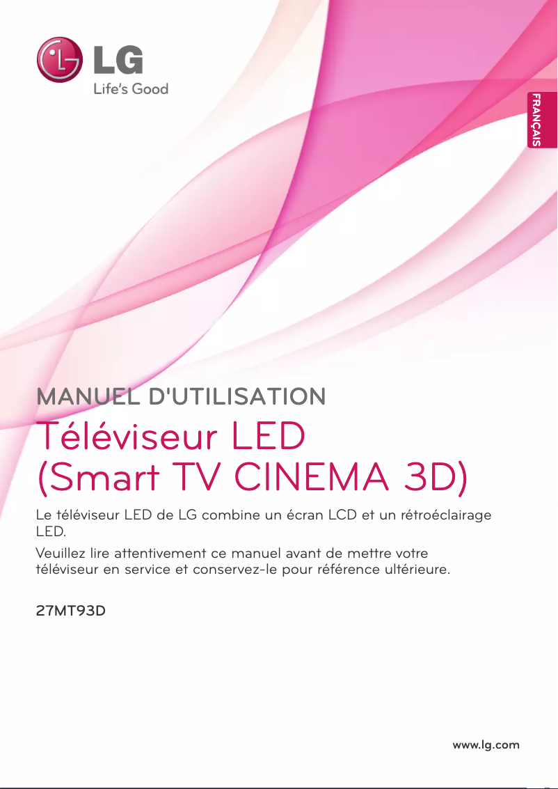 Imagen de la primera página del manual del dispositivo 27MT93D