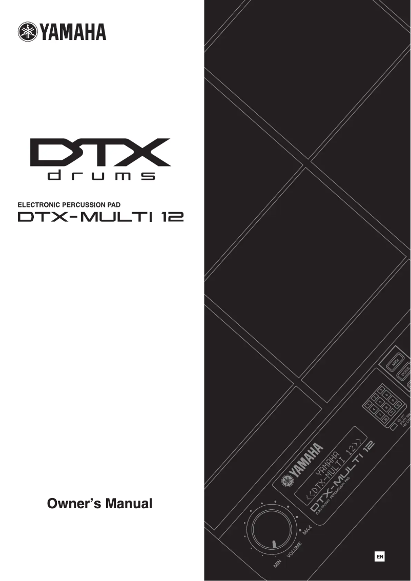 Image de la première page du manuel de l'appareil DTX-Multi 12