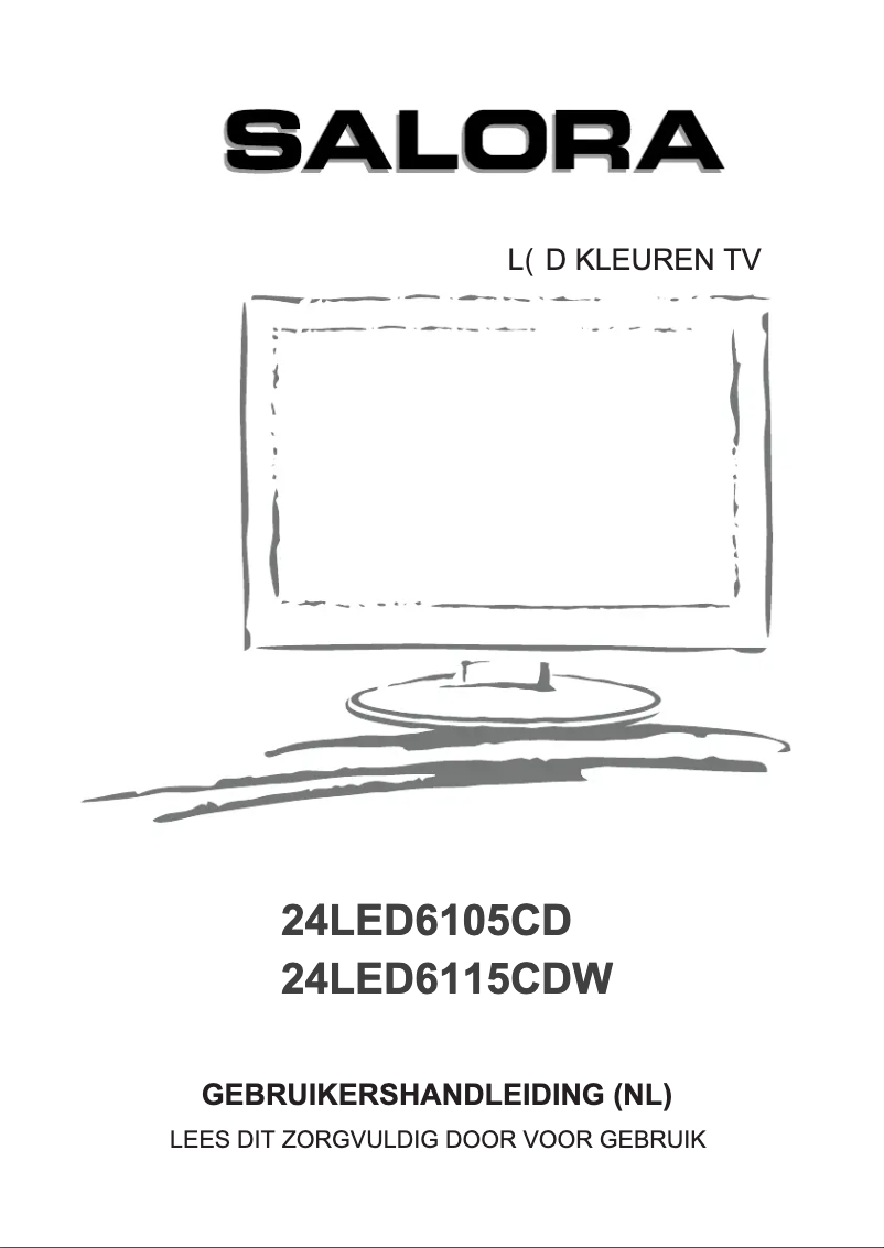 Page n°1 - Manuel utilisateur Salora 24LED6105CD