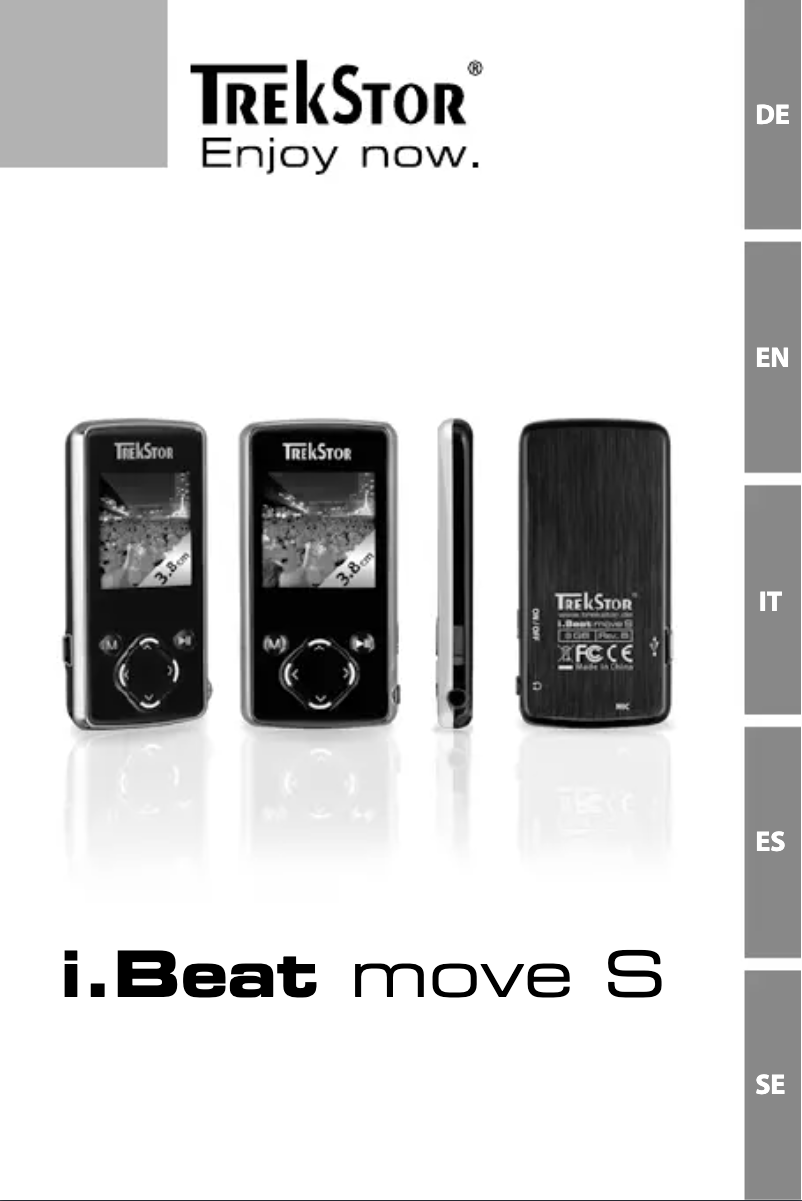 Page 1 de la notice Manuel utilisateur TrekStor i.Beat move S 2.0