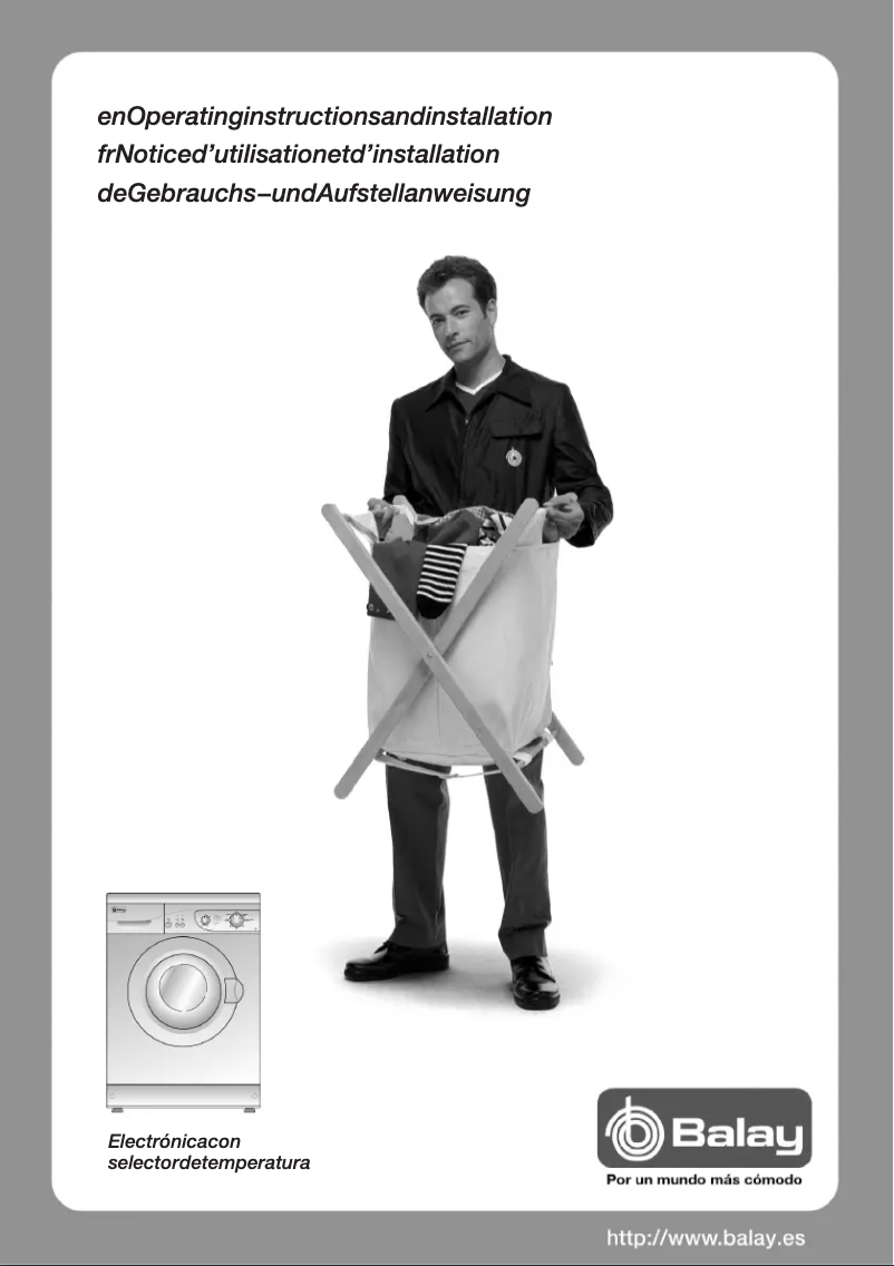 Page n°1 - Manuel utilisateur Balay 3TS824BE