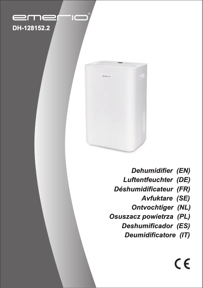 Page n°1 - Manuel utilisateur Emerio DH-128152.2