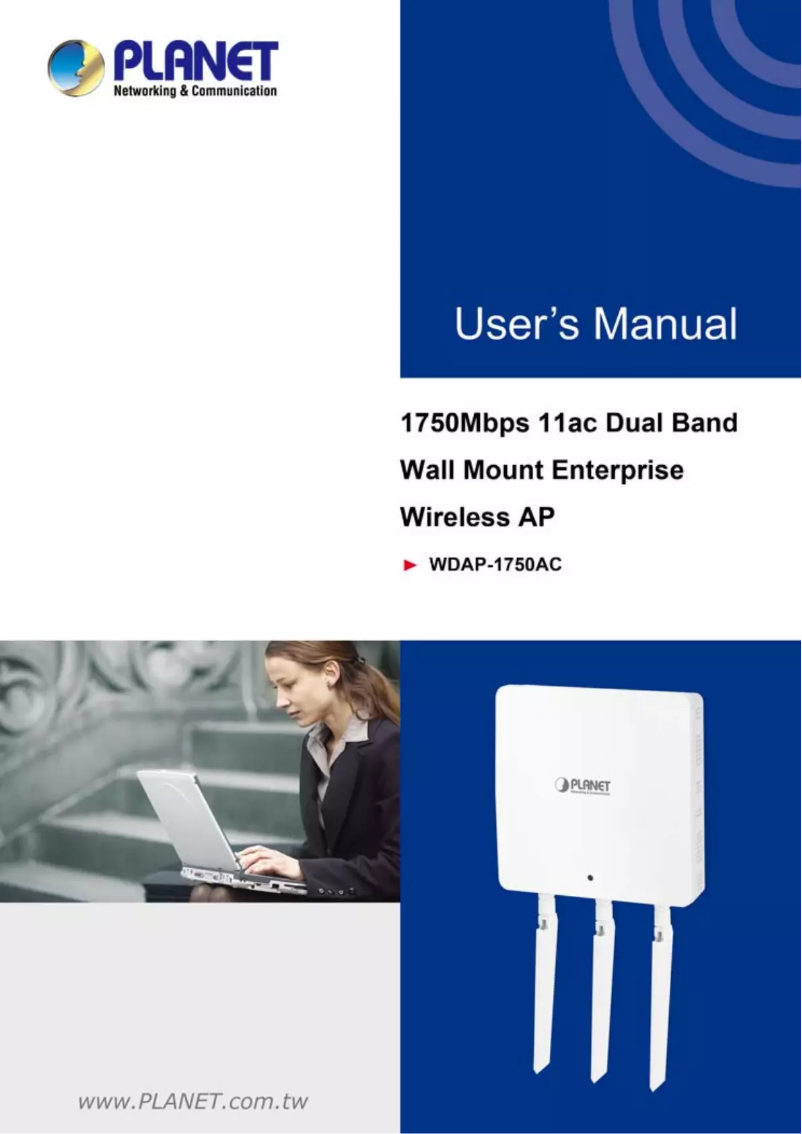 Image de la première page du manuel de l'appareil WDAP-1750AC