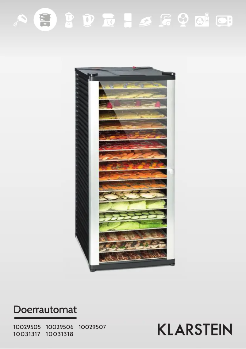 Page 1 de la notice Manuel utilisateur Klarstein Fruit Jerky 14