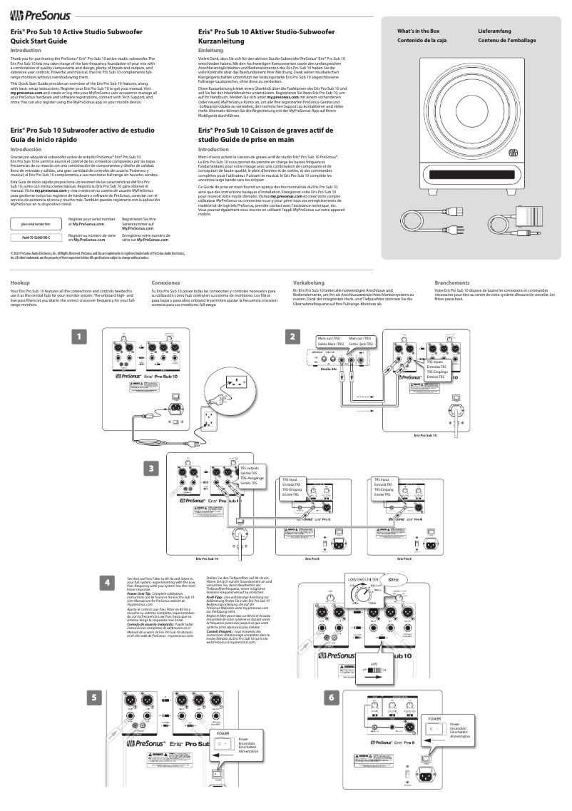 Image de la première page du manuel de l'appareil Eris Pro 10