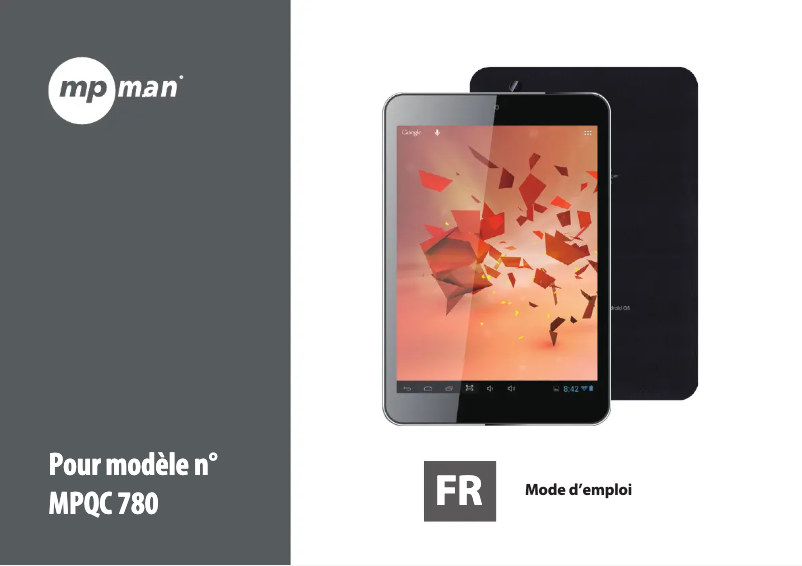 Image de la première page du manuel de l'appareil MPQC 783