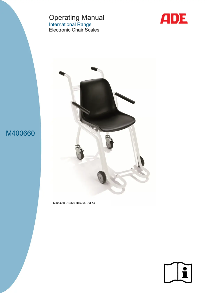 Page n°1 - Manuel utilisateur ADE M400660