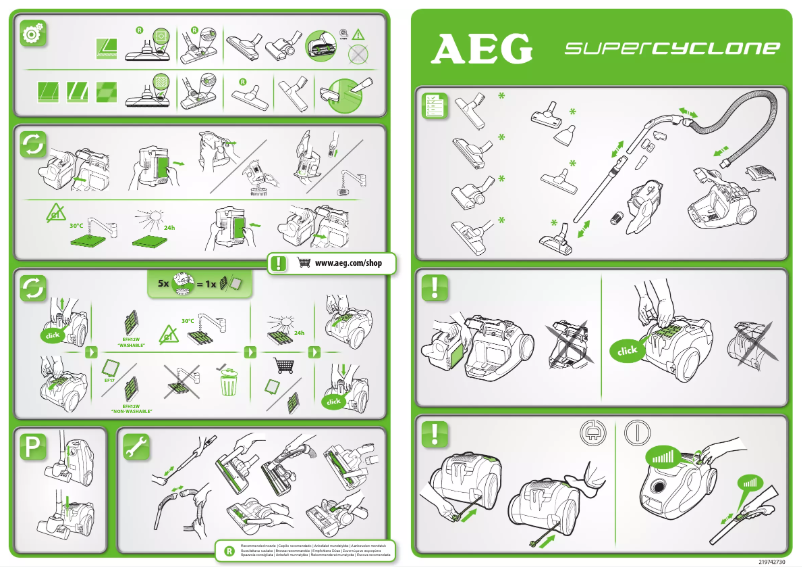 Imagen de la primera página del manual del dispositivo Supercyclone