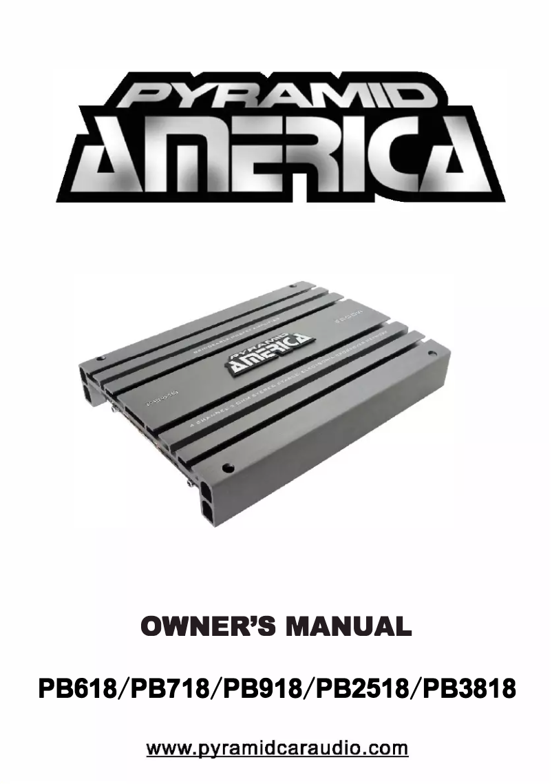 Imagen de la primera página del manual del dispositivo PB918