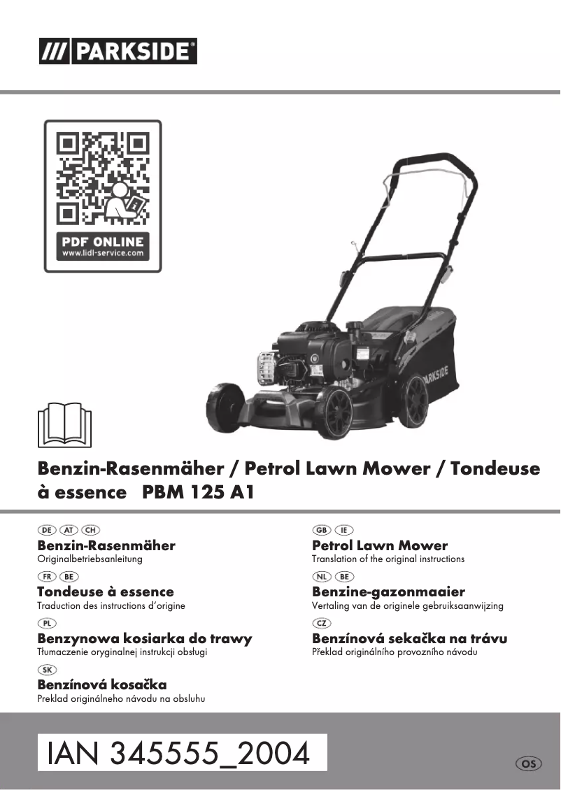 Page n°1 - Manuel utilisateur Parkside PBM 125 A1