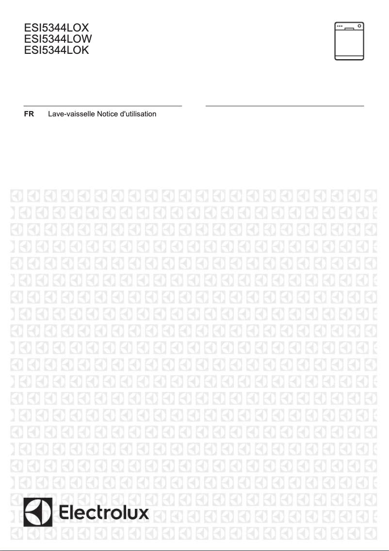 Page 1 de la notice Manuel utilisateur Electrolux ESI5344LOW
