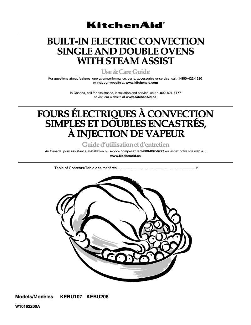 Página 1 del manual Manual de usuario KitchenAid Architect KEBU107SSS