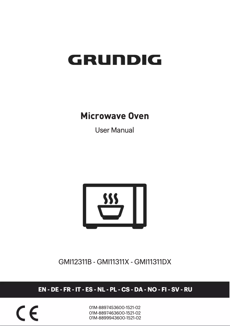 Page n°1 - Manuel utilisateur Grundig GMI 11311 X
