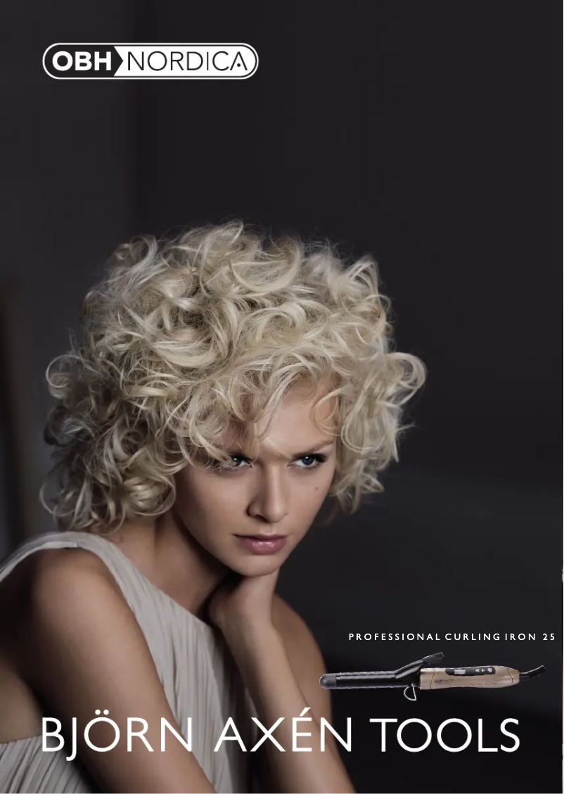 Page 1 de la notice Manuel utilisateur OBH Nordica Curling Iron 25