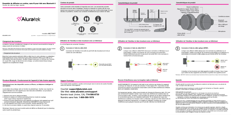 Image de la première page du manuel de l'appareil ABCTVKIT
