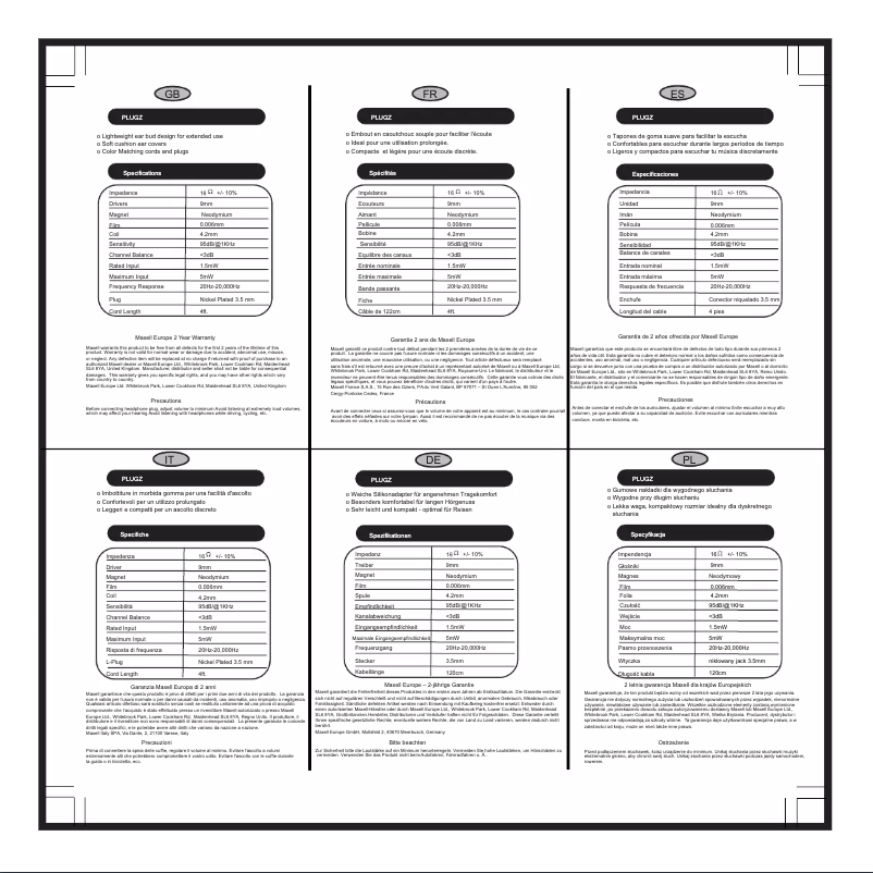 Página 1 del manual Manual de usuario Maxell Plugz