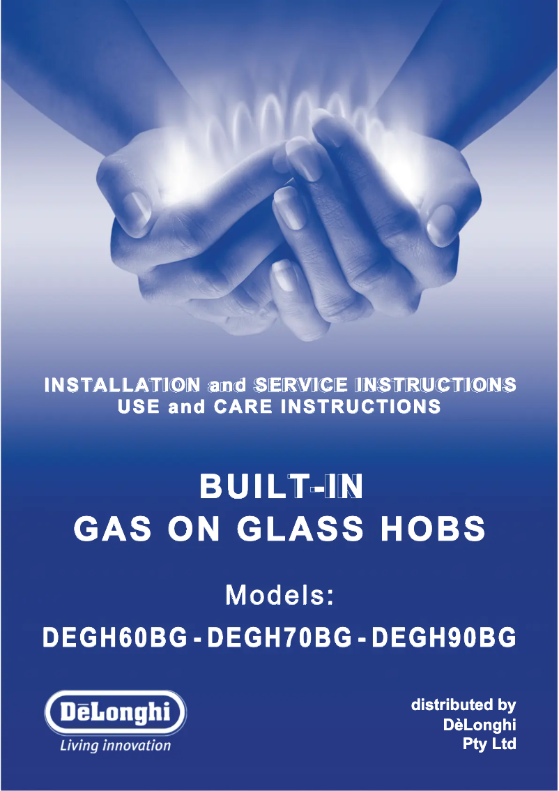 Image de la première page du manuel de l'appareil DEGH90BGX1