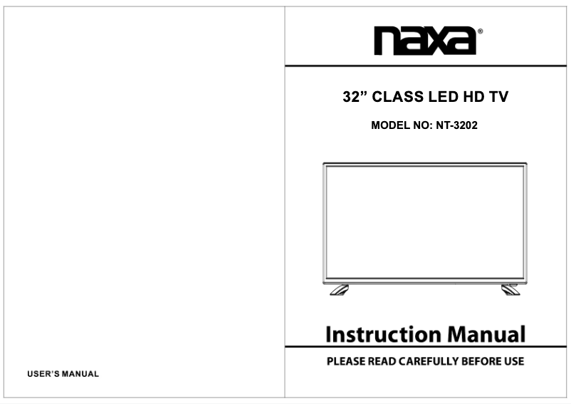 Página 1 del manual Manual de usuario Naxa NT-3202