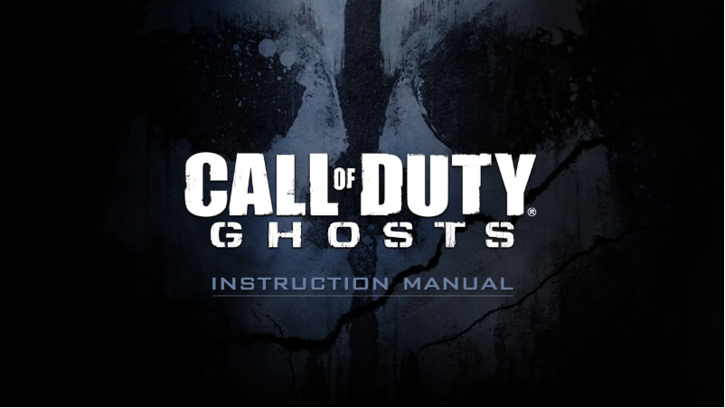 Page 1 de la notice Manuel utilisateur Sony Call of Duty - Ghosts (PS3)