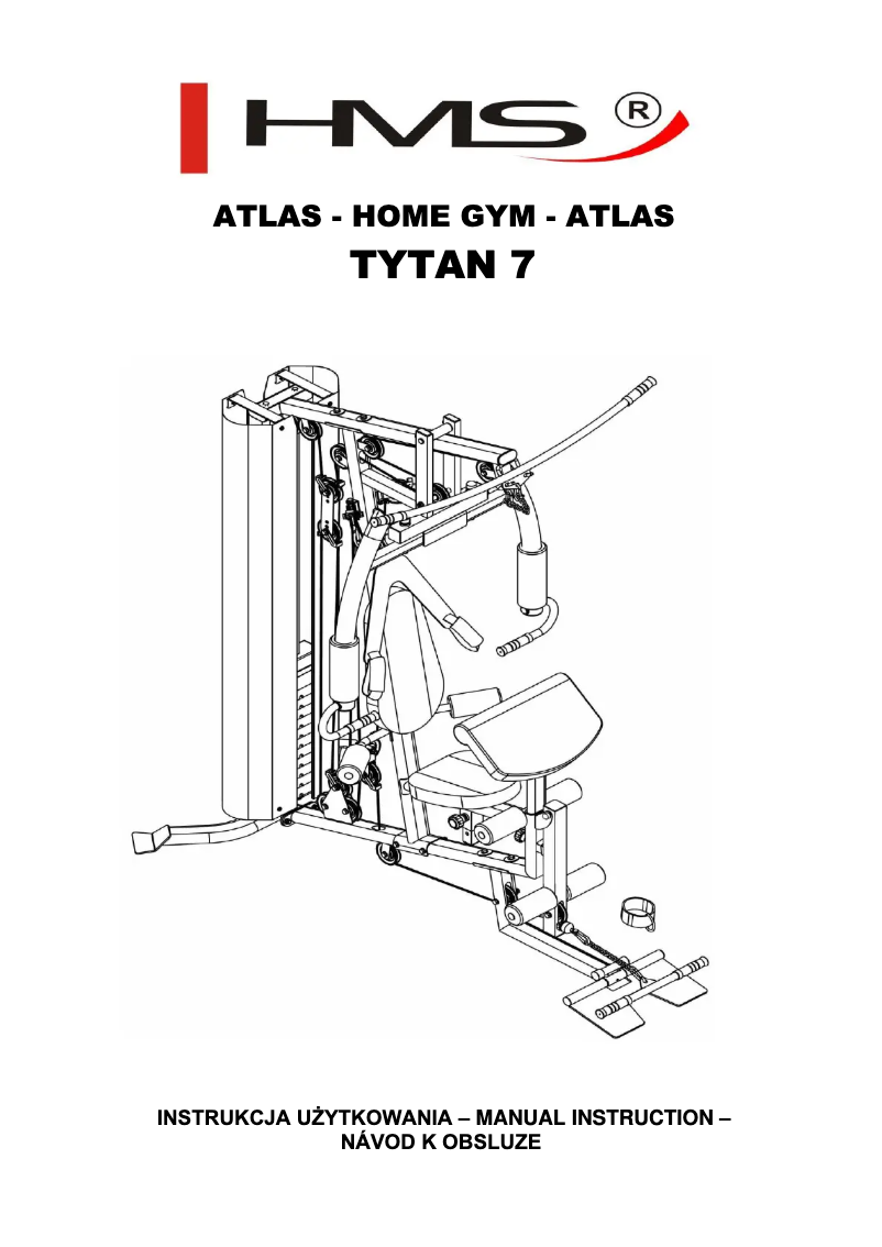 Page n°1 - Manuel utilisateur HMS Premium TYTAN 7