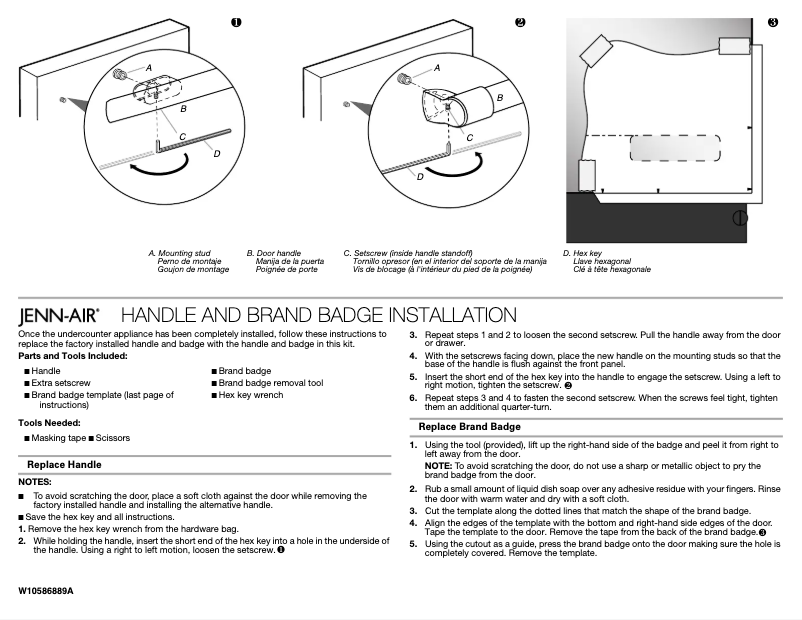 Image de la première page du manuel de l'appareil W10588599