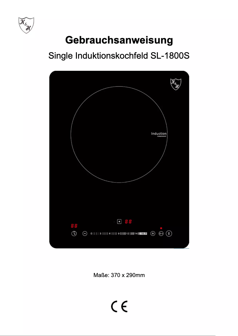Page 1 de la notice Manuel utilisateur K&H SL-1800S