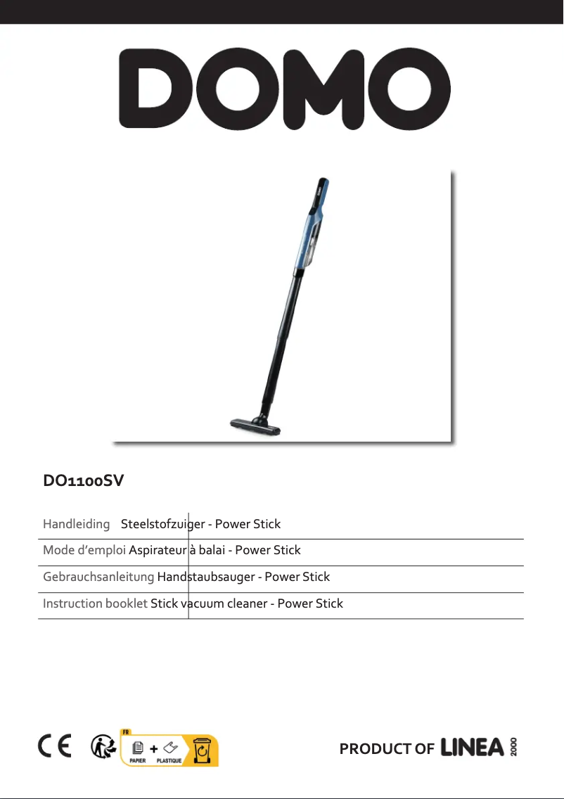 Page n°1 - Manuel utilisateur Domo DO1100SV