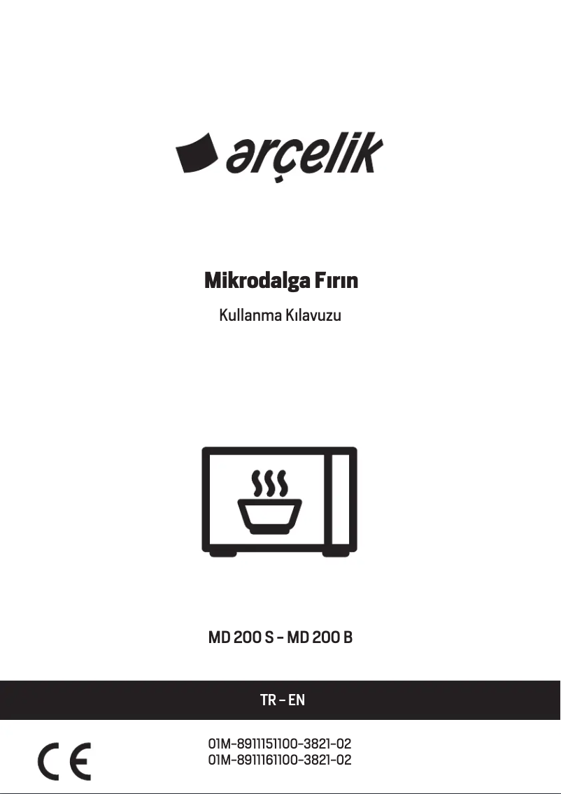 Page n°1 - Manuel utilisateur Arçelik MD 200 S