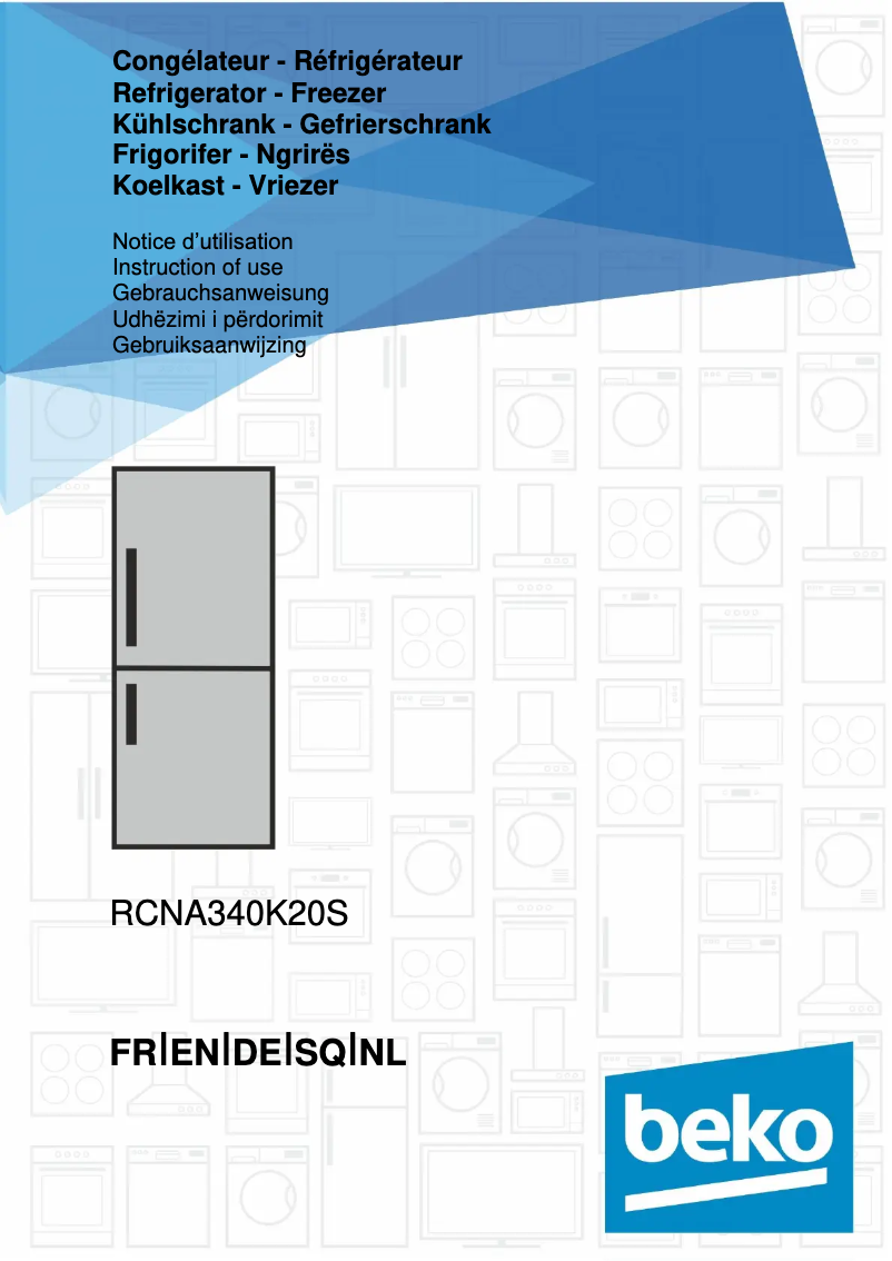 Image de la première page du manuel de l'appareil RCNA340K20S