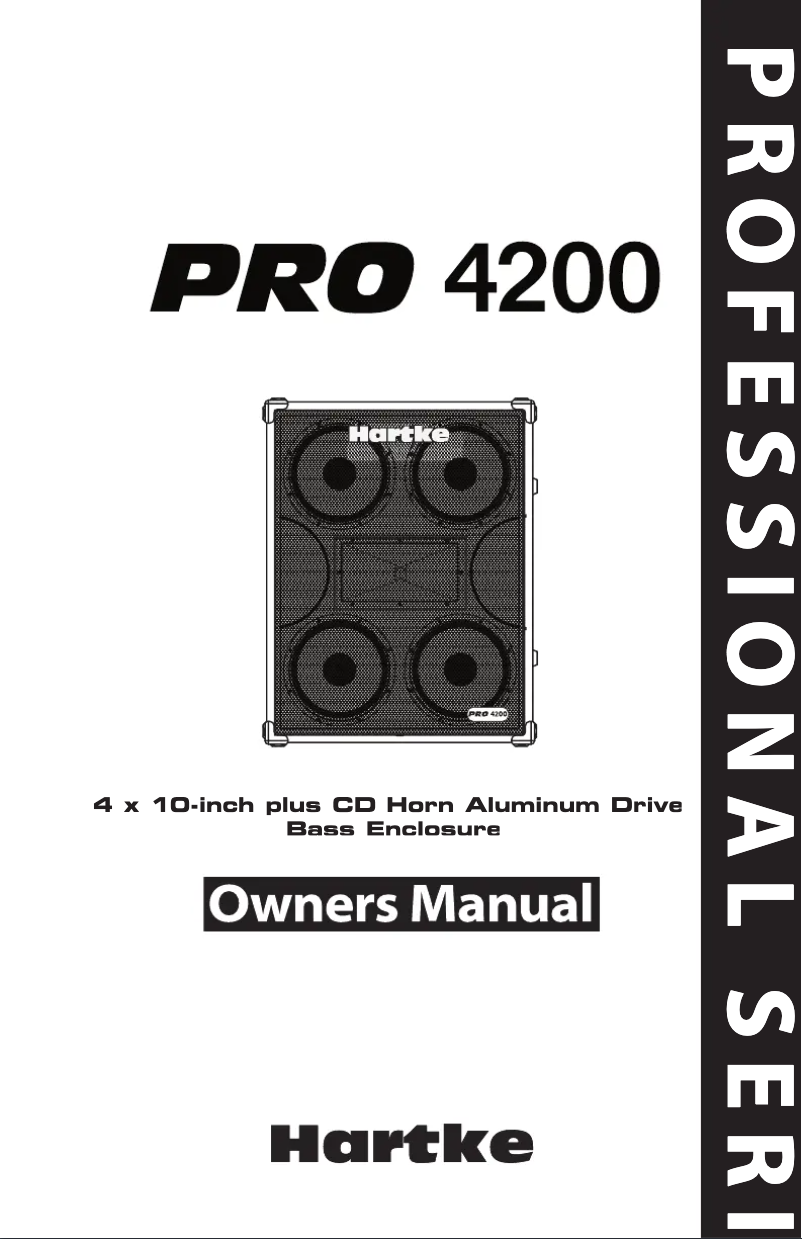 Image de la première page du manuel de l'appareil Pro 4200