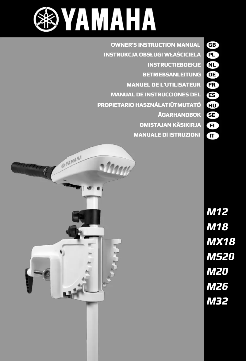 Image de la première page du manuel de l'appareil M32 (2022)