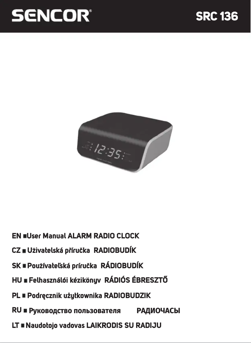 Image de la première page du manuel de l'appareil SRC 136 WH