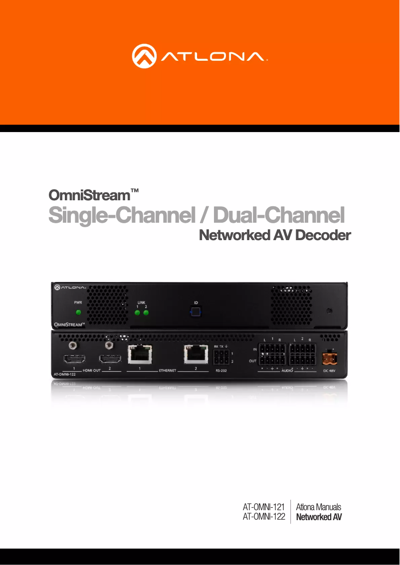 Página 1 del manual Manual de usuario Atlona OMNI-122