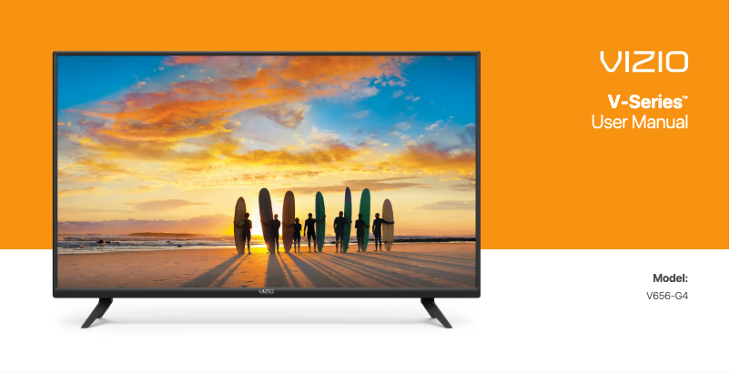 Image de la première page du manuel de l'appareil V656-G4