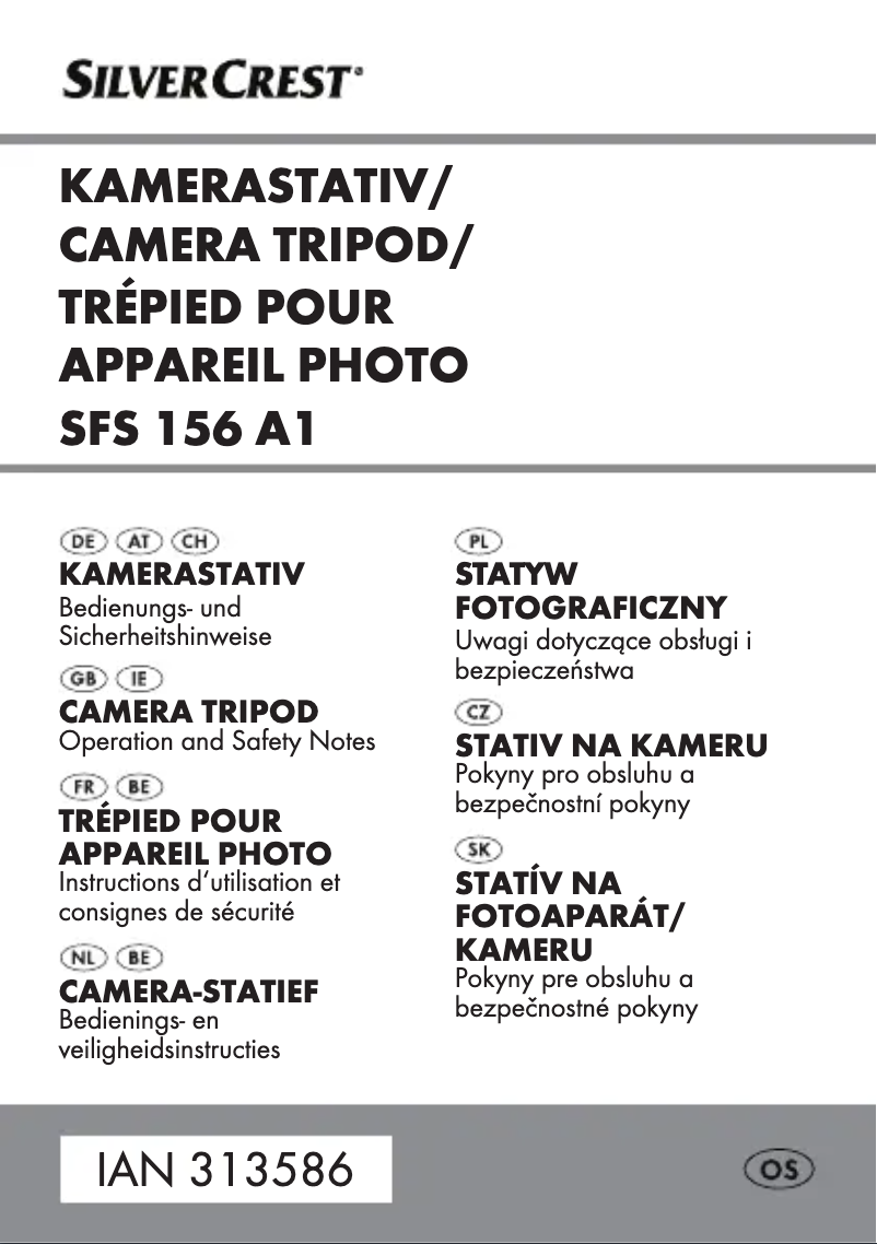 Page 1 de la notice Manuel utilisateur SilverCrest SFS 156 A1