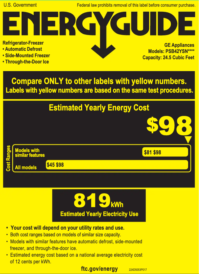 Image de la première page du manuel de l'appareil PSB42YSNSS
