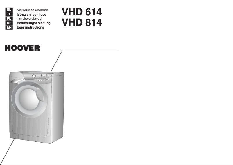 Image de la première page du manuel de l'appareil VHD 614