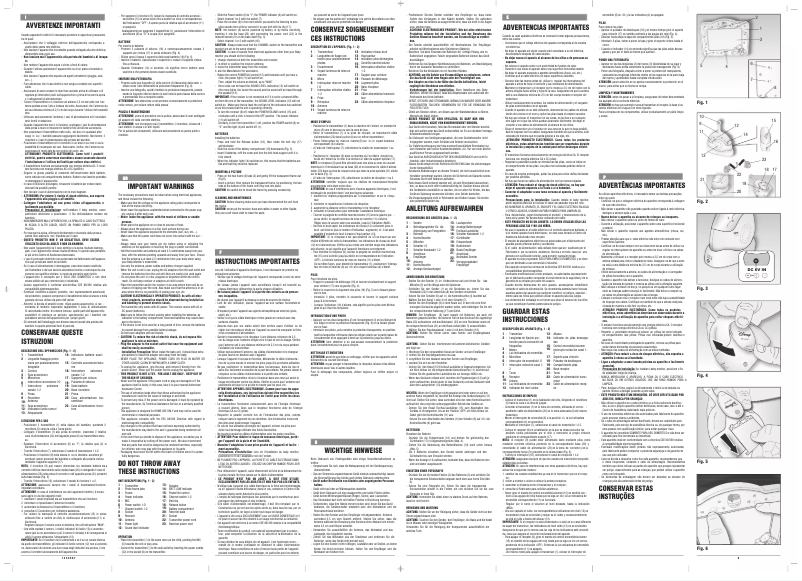 Página 1 del manual Manual de usuario Ariete Disney 2855