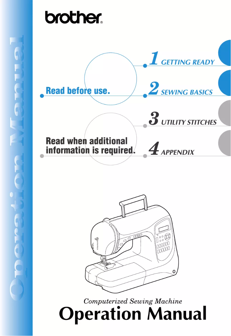 Page 1 de la notice Manuel utilisateur Brother PC-420PRW