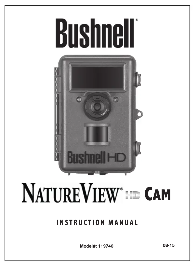 Image de la première page du manuel de l'appareil NatureView HD Essential