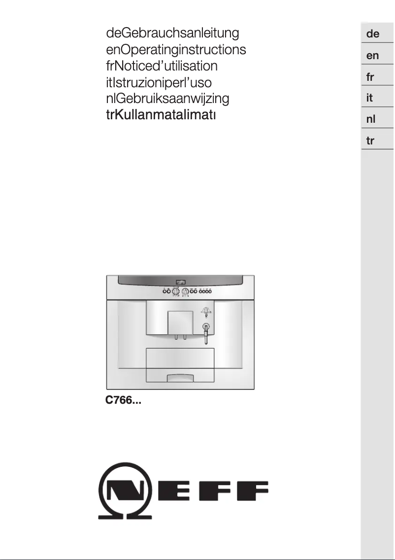 Page 1 de la notice Manuel utilisateur Neff C7660 N0